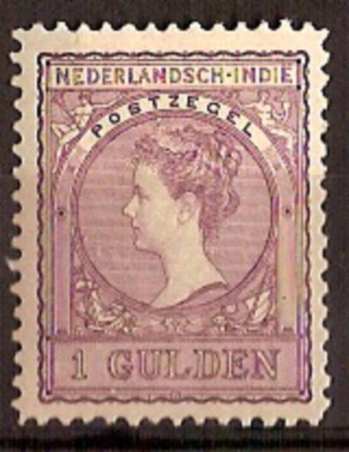 Ned-Indie NVPH nr 58 ongebruikt Koningin Wilhelmina 1906, Postzegels en Munten, Postzegels | Nederlands-Indië en Nieuw-Guinea