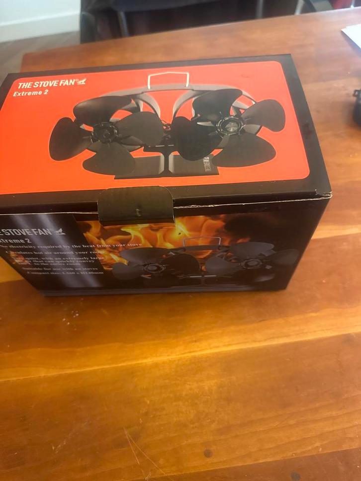 Stove Fan Extreme 2 - Kachelventilator, Huis en Inrichting, Kachels, Zo goed als nieuw, Vrijstaand, Overige soorten, Hout, Ophalen of Verzenden
