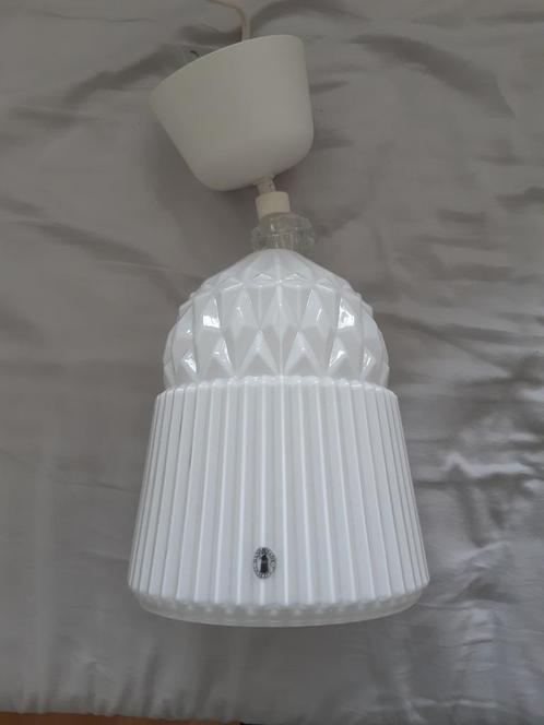 Ikea Langkamp melkglas, Huis en Inrichting, Lampen | Plafondlampen, Zo goed als nieuw, Ophalen of Verzenden