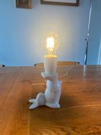 Mooie lamp konijn porselein, Huis en Inrichting, Lampen | Tafellampen, Minder dan 50 cm, Nieuw, Overige materialen, Design