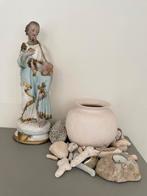 Groot vintage religieus beeld pastel. Heilige Jozef met kind, Antiek en Kunst, Antiek | Religie, Ophalen