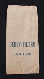 Derby-Filtro onbreekbaar - zakje van textiel - Jaren ‘40, Ophalen of Verzenden, Zo goed als nieuw, Tabaksdoos of Verpakking