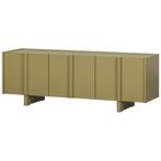 Basu tv meubel 152 cm grenen moss (fsc), Huis en Inrichting, Woonaccessoires | Kisten, Ophalen, Nieuw, Grenenhout, Minder dan 50 cm