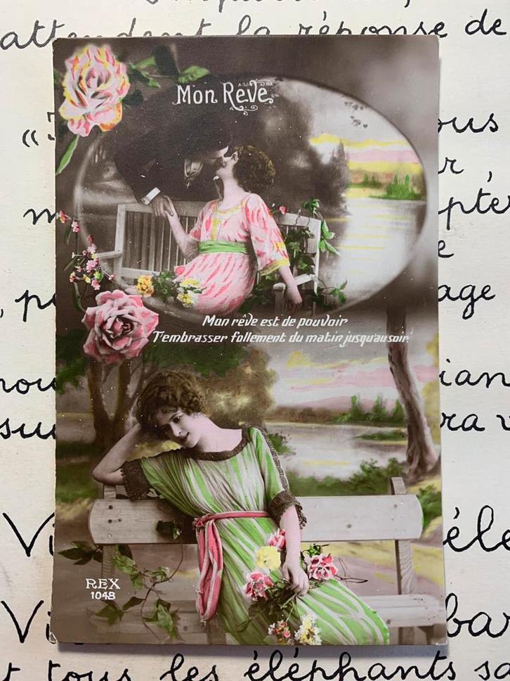 2-3-1920 Mon Rêve (MM), Verzamelen, Ansichtkaarten | Themakaarten, Gelopen, 1920 tot 1940, Overige thema's, Ophalen of Verzenden