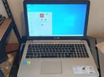 Asus i7 Laptop werken zonder defect met 550 gb ssd, Computers en Software, Windows Laptops, Asus Vivobook, Gebruikt, 2 tot 3 Ghz