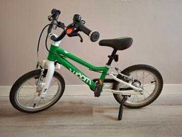 Woom 2 fiets groen - 1,5 jaar oud beschikbaar voor biedingen