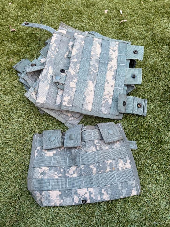 MOLLE II magazijntas – Triple Pouch ACU, Verzamelen, Militaria | Algemeen, Landmacht, Kleding of Schoenen, Amerika, Ophalen of Verzenden