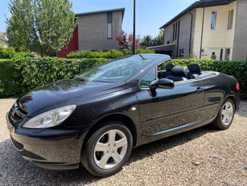 Peugeot 307 2.0 16V CC 2004 Zwart beschikbaar voor biedingen
