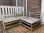 Bamboe lounge tuin set, Tuin en Terras, Tuinsets en Loungesets, Ophalen, Overige materialen, Gebruikt, 3 zitplaatsen