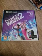Xbox 360 Slim 4GB + Dance Central 2 + Kinect, Spelcomputers en Games, Ophalen, Zo goed als nieuw, 4 GB, 360 S