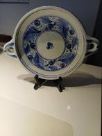 Dutch Royal Blue Delft vintage schaal met handvatten, Antiek en Kunst, Ophalen of Verzenden