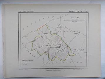 8 / Gemeente Bingelrade Limburg Litho uit 1866 J. Kuyper beschikbaar voor biedingen