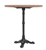 Terrastafel teakhout gietijzer rond 70 cm, Info@edvonline.nl, Nieuw, Ophalen of Verzenden, Inductorstraat 9b Veenendaal