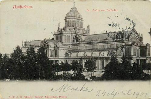 (304-212-027) Amsterdam Het Paleis van Volksvlijt, Verzamelen, Ansichtkaarten | Nederland, Noord-Holland, Verzenden