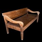 Antieke Teak Houten Stationsbank Bali/Java - 200cm, Ophalen