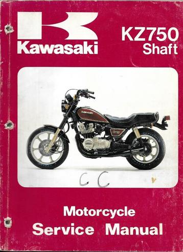 Kawasaki KZ750 Shaft Service manual 1982-1983 (1039z)