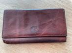 Leren portemonnee, vintage. HJ de Rooy., Overige merken, Gebruikt, Bruin, Ophalen of Verzenden