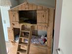 Stijgerhouten stapelbed huisje 90X200, Ophalen, Gebruikt, Stapelbed