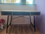 Jysk Bureau ABBETVED 48x120 licht eiken kleur/zwart, Huis en Inrichting, Bureaus, Ophalen, Zo goed als nieuw, Bureau