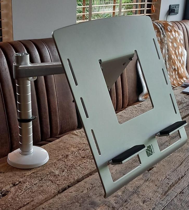 R-Go laptophouder incl. arm NIEUW!, Computers en Software, Laptopstandaarden, Nieuw, In diepte verstelbaar, In hoogte verstelbaar