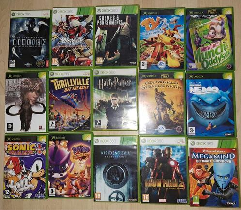 15 xbox 360 / xbox original games z.g.a.n., Spelcomputers en Games, Games | Xbox 360, Zo goed als nieuw, 1 speler, Ophalen of Verzenden
