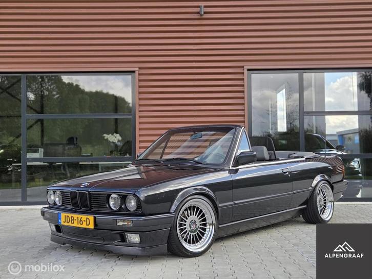 BMW 3-serie e30 cabrio 320i 6cilinder Alpina 2e eigenaar, Auto's, BMW, Bedrijf, Te koop, 3-Serie, ABS, Boordcomputer, Centrale vergrendeling