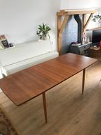 Tafel teak AB Skaraborgs Tibro Sweden Uitschuifbaar vintage, Ophalen of Verzenden