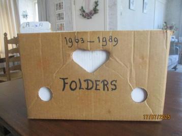 Autofolders 1963 -- 1989   SALE . !! beschikbaar voor biedingen