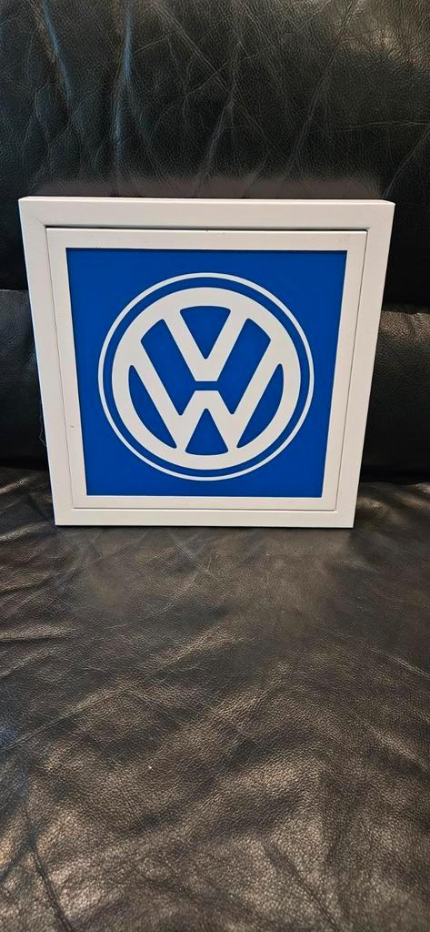 Volkswagen lichtbak vw reclame garage mancave audi, Verzamelen, Merken en Reclamevoorwerpen, Zo goed als nieuw, Lichtbak of (neon) lamp