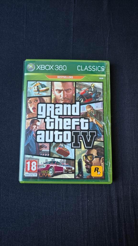 Grand Theft Auto IV - Xbox 360, Spelcomputers en Games, Games | Xbox 360, Gebruikt, Avontuur en Actie, 1 speler, Vanaf 18 jaar