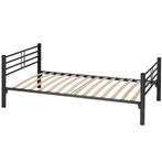Leen Bakker metalen spijlenbed + lattenbodem, Huis en Inrichting, Slaapkamer | Bedden, 90 cm, Eenpersoons, Ophalen of Verzenden