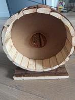Hamster looprad hout zgan 23 cm, Dieren en Toebehoren, Knaagdieren en Konijnen | Toebehoren, Ophalen of Verzenden, Zo goed als nieuw