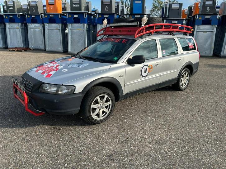 Volvo V70 2.4 T XC 4WD AUT 2000 Grijs, Auto's, Volvo, Particulier, V70, Benzine, Stationwagon, Handgeschakeld, Geïmporteerd, Zilver of Grijs