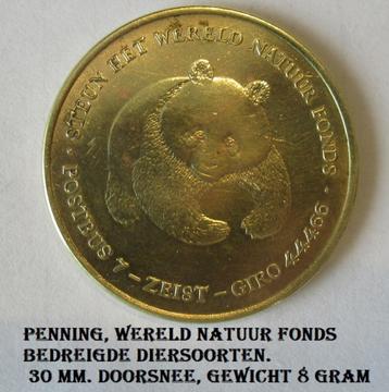 Wereld Natuur Fonds, dubbele penning bedreigde diersoorten beschikbaar voor biedingen