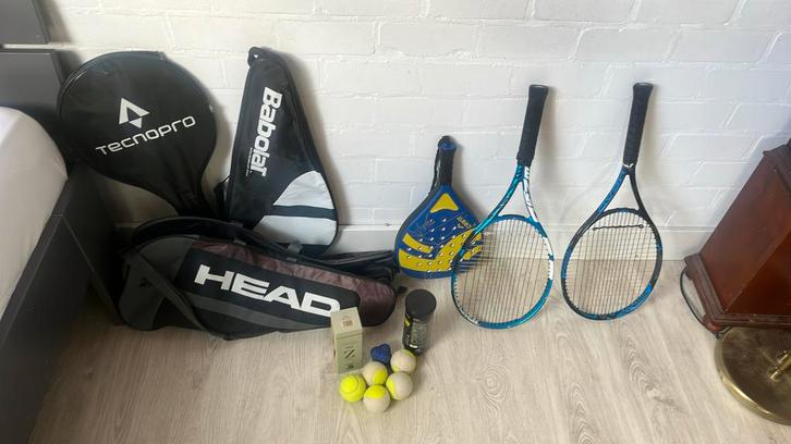 Tennis spullen, Sport en Fitness, Tennis, Zo goed als nieuw, Ophalen
