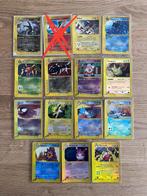 Pokemon 15 oude holo/rev holo E-series kaarten, Ophalen of Verzenden, Zo goed als nieuw, Meerdere kaarten, Foil