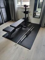 Corength fitnessapparatuur,  fitnessbank, halterset, Ophalen, Zo goed als nieuw, Krachtstation