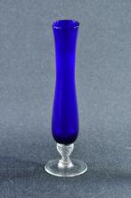 retro glazen blauwe vaas, Ophalen, Huis en Inrichting