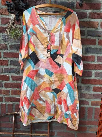 New!  Size 2. L? Paprika. 100 % linnen jurk. beschikbaar voor biedingen