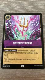 Disney Lorcana Triton’s Trident (Ursula) 66-204 4URS nonfoil, Hobby en Vrije tijd, Ophalen of Verzenden, Zo goed als nieuw, Losse kaart