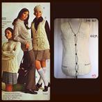 49. Vintage vest mt 40, Maat 38/40 (M), 9462RP 14, Verzenden, Beige