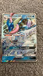 Greninja GX Pokémon Kaart, Ophalen of Verzenden, Zo goed als nieuw, Losse kaart, Foil
