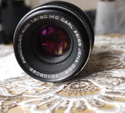 Carl Zeiss Jena Pancolar 50mm f1.8 m42, Verzamelen, Fotografica en Filmapparatuur, Lens of Lenzen, Ophalen