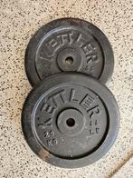 2 x 20 kilo Kettler schijven, Sport en Fitness, Fitnessmaterialen, Ophalen, Zo goed als nieuw
