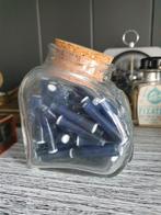 Oude glazen inktpot met 100 oude inktpatronen. Ongebruikt €7, Ophalen of Verzenden