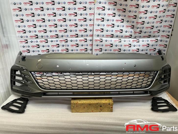 Vw Golf 7 GTI GTD Voorbumper Facelift Grijs 4 PDC, Auto-onderdelen, Carrosserie en Plaatwerk, Bumper, Volkswagen, Nieuw, Ophalen of Verzenden