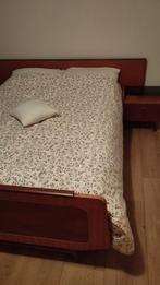 Vintage bed,teak, Gebruikt, Ophalen