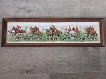 Tegeltableau 'jacht'. beschikbaar voor biedingen