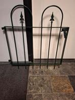 Donkergroen stalen tuinhek - 83x91cm, Ophalen of Verzenden, IJzer, Tuinhek