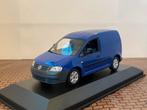 Volkswagen Caddy Blauw 2005 Minichamps 1:43, Ophalen of Verzenden, Zo goed als nieuw, Auto, MiniChamps